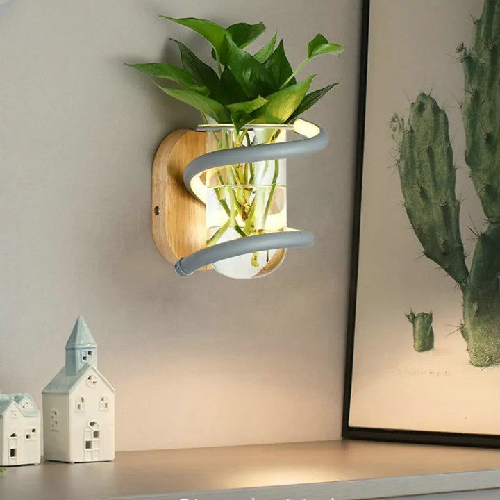 Natural Wooden Exterior Wall Light Fixture - Luxicro