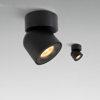 Round LED Ceiling Light 360 Degree Rotating Fixture