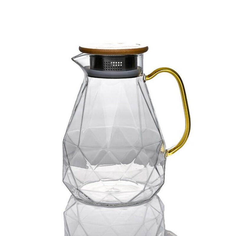 Decorative Glass Tea Infuser Teapot Set