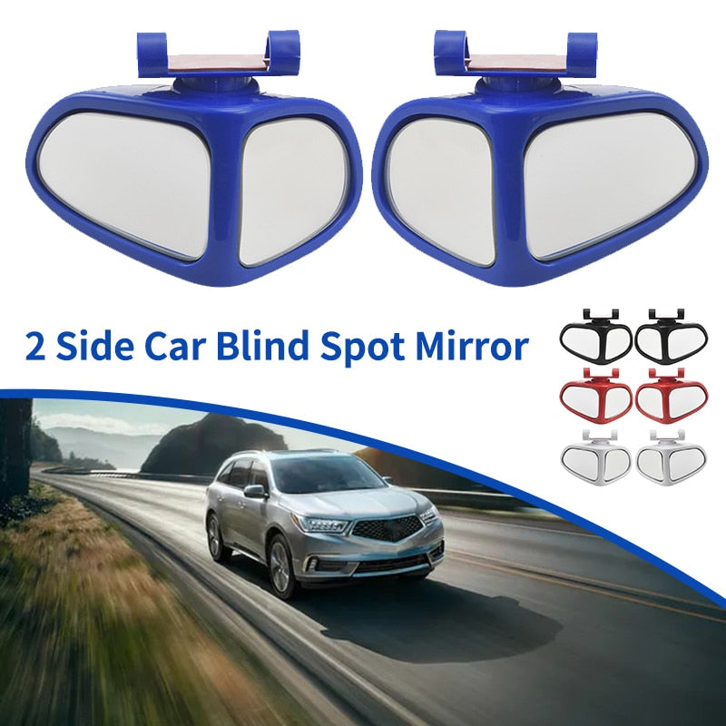 2 Pack Adjustable Blind Spot Car Mirrors