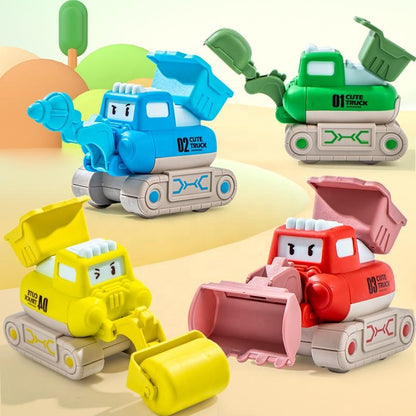 Exciting Childrens Construction Toy Vehicle Set