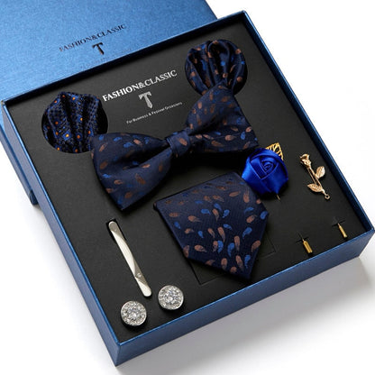 Luxury Silk Necktie Gift Box Set
