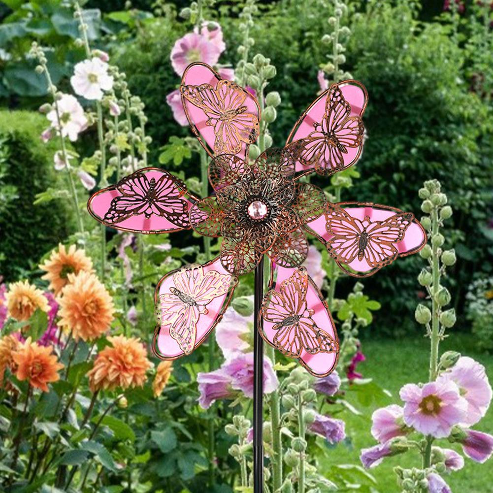 Vibrant Outdoor Yard Windmill Decoration