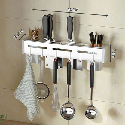 Contemporary Metal Kitchen Knife Holder