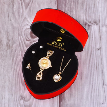 Tiny Elegant Women's Stud Earrings Set - Luxicro