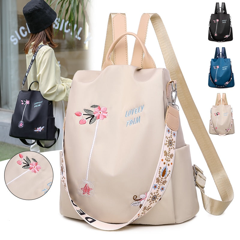 Secure Big Oxford Travel Backpack