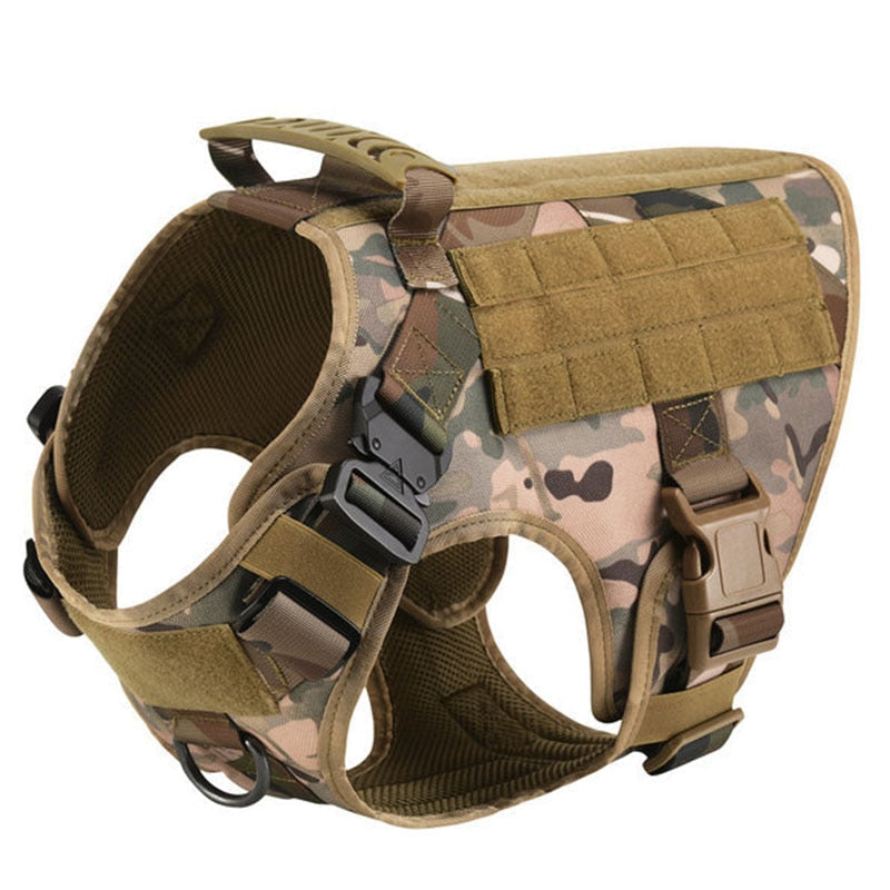 Durable Dog Vest Harness With Front Clip And Back Handle