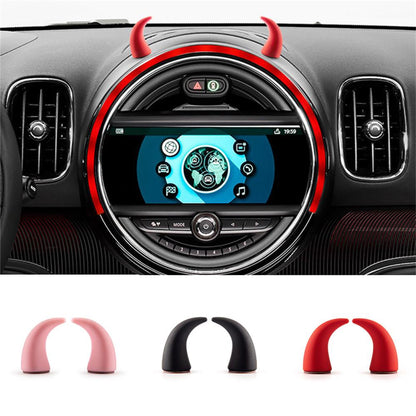 Cool Devil Horn Car Decoration