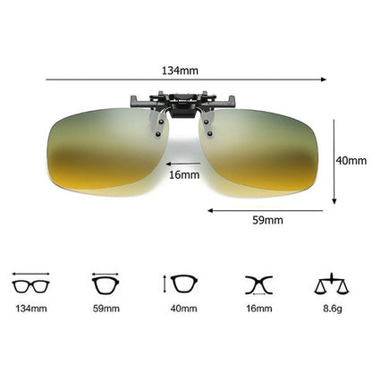Polarized Car Clip On Shades
