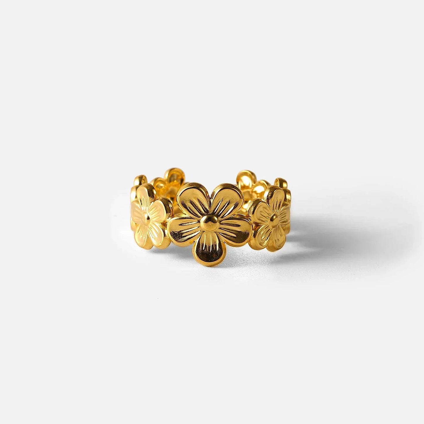 Dainty Floral Engagement Ring