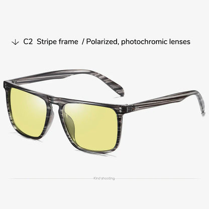 Polarized Photochromic Shades for Day and Night Driving