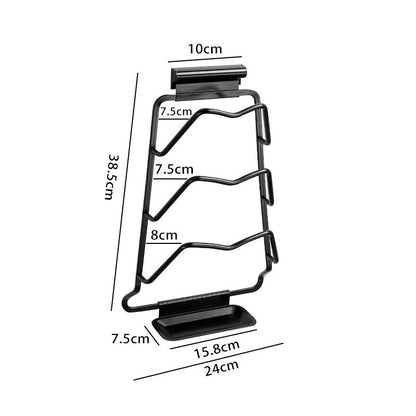 Compact Kitchen Pot Lid Storage Holder
