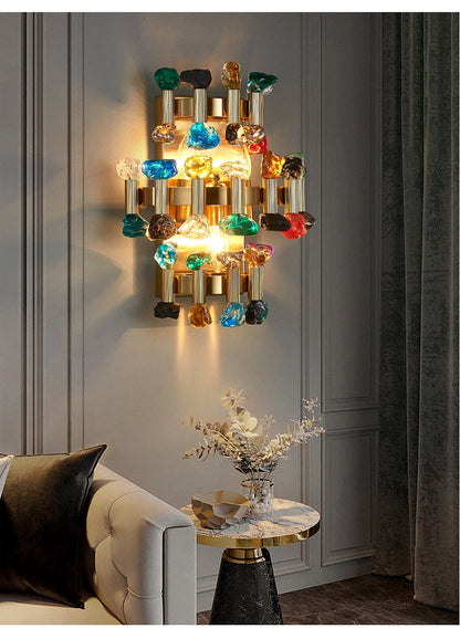 Beautiful Sparkling Crystal Wall Lamp