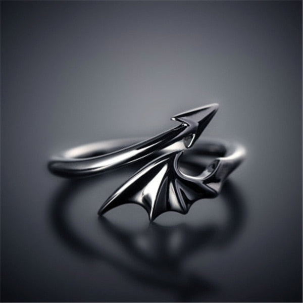 Fashionable Dragon Pattern Adjustable Band Ring