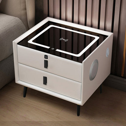 Portable Wireless Charging Nightstand Speaker Dock - Luxicro