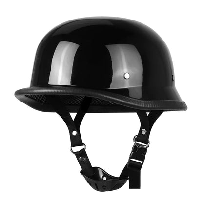 Lightweight Bike Open Face Helmet with Chin Strap