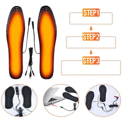 Cozy Electric Heat Insulated Shoe Insoles