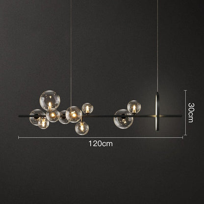 Modern Scandinavian Glass Drop Pendant Light