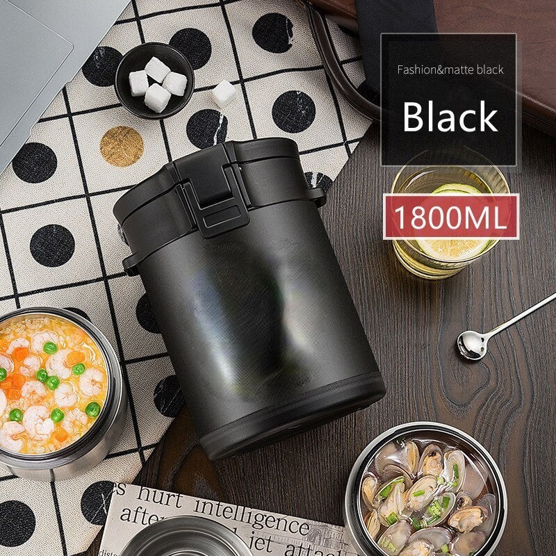 Thermal Stainless Steel Lunch Box Container - Luxicro