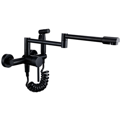Flexible Kitchen Faucet with Pull-Out Sprayer - Stainless Steel - Luxicro
