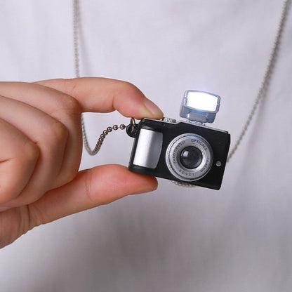 Vintage Style Camera LED Necklace