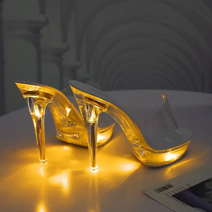 Sexy Transparent Stiletto Heels