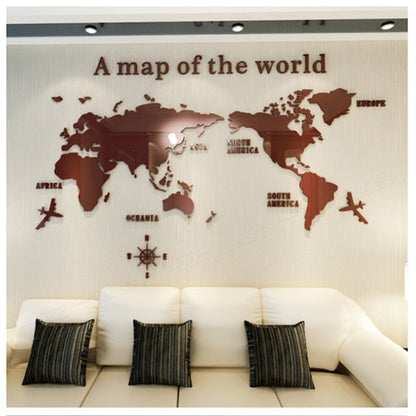 Big World Wall Map Sticker