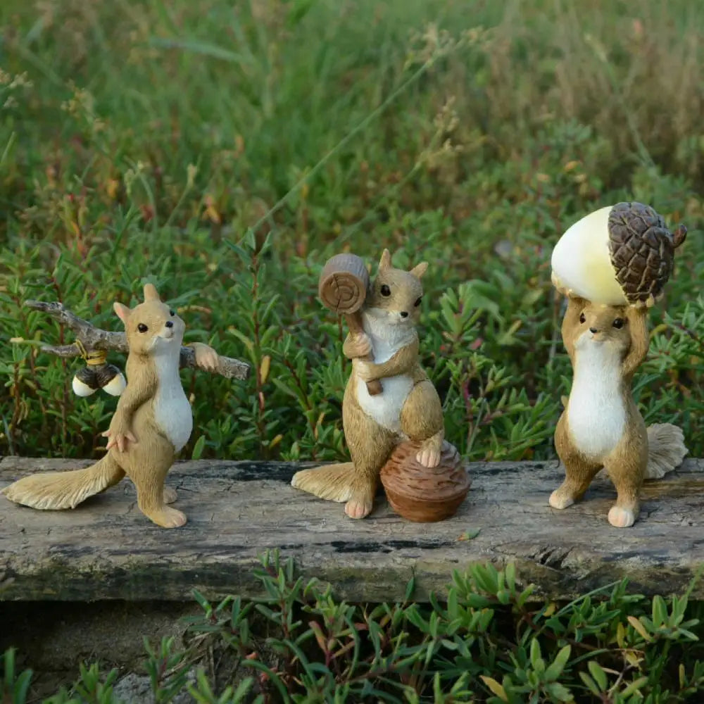Cute Squirrel Decoration with Heart Shape