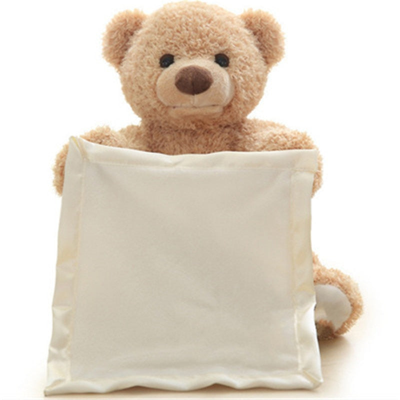Cuddly Peek A Boo Teddy Soft Toy - Luxicro