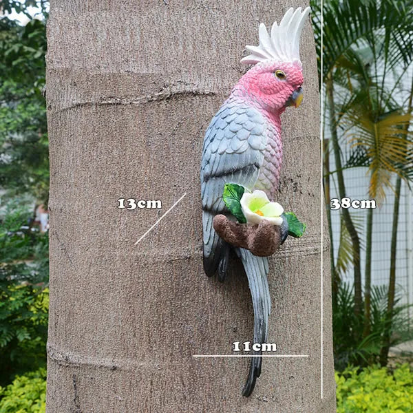 Vibrant Tree Bird Canvas Decoration