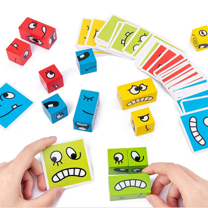 Natural Wooden Building Blocks Set