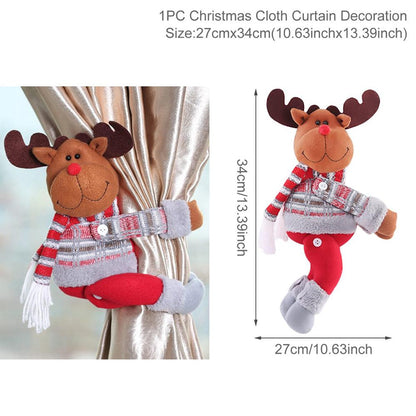 Festive Holiday Window Curtain Hook
