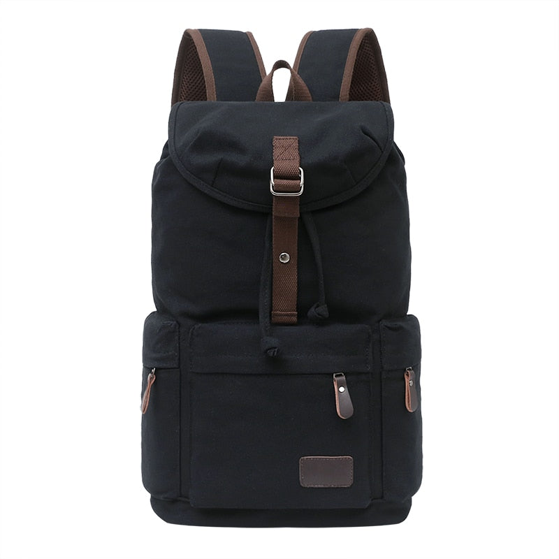 Large Strong Canvas Travel Backpack - Luxicro