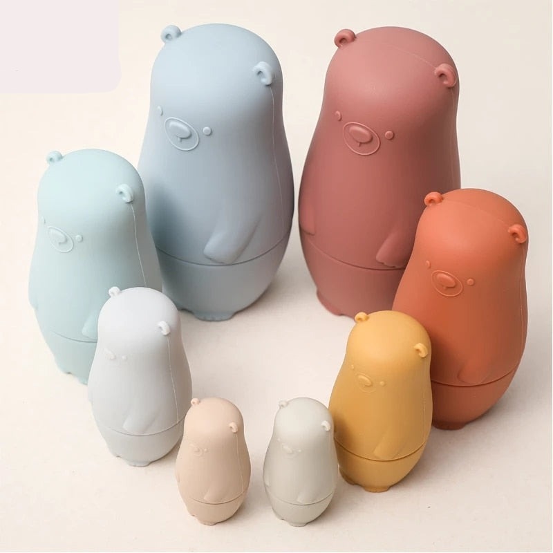 Colorful Stackable Matryoshka Dolls - Luxicro