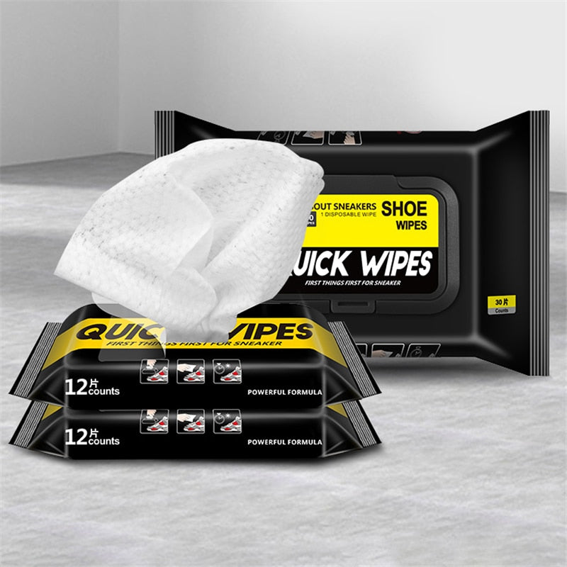 Fast Shoe Shine Wet Wipes