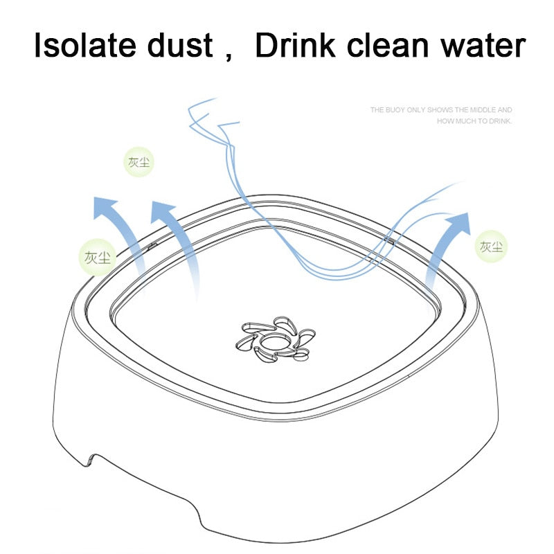 Leak Resistant Dog Water Bowl Feeder