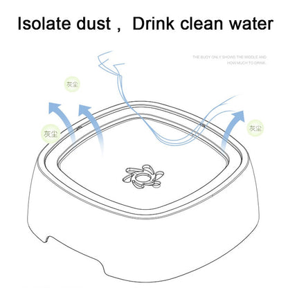 Leak Resistant Dog Water Bowl Feeder