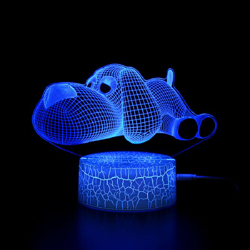 Colorful 3D LED Night Light Lamp - Luxicro
