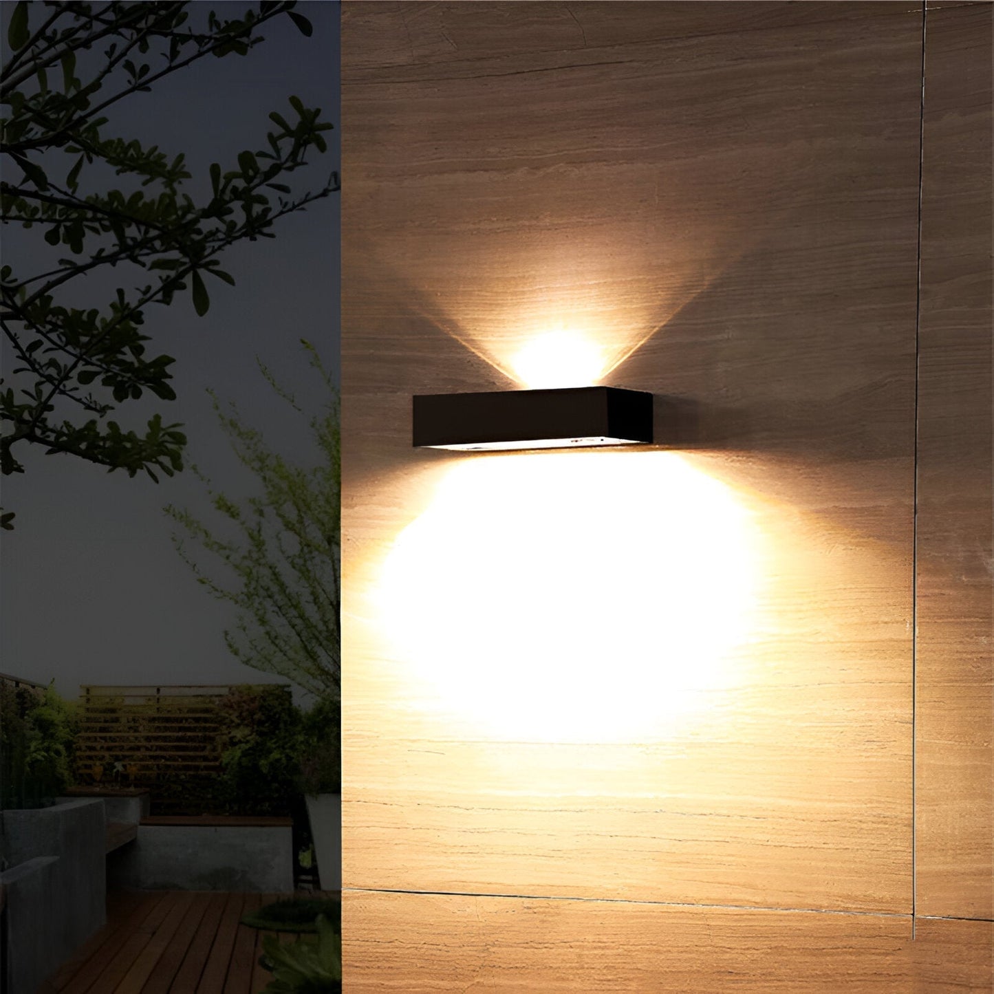 Weatherproof Motion Activated LED Outdoor Wall Lamp