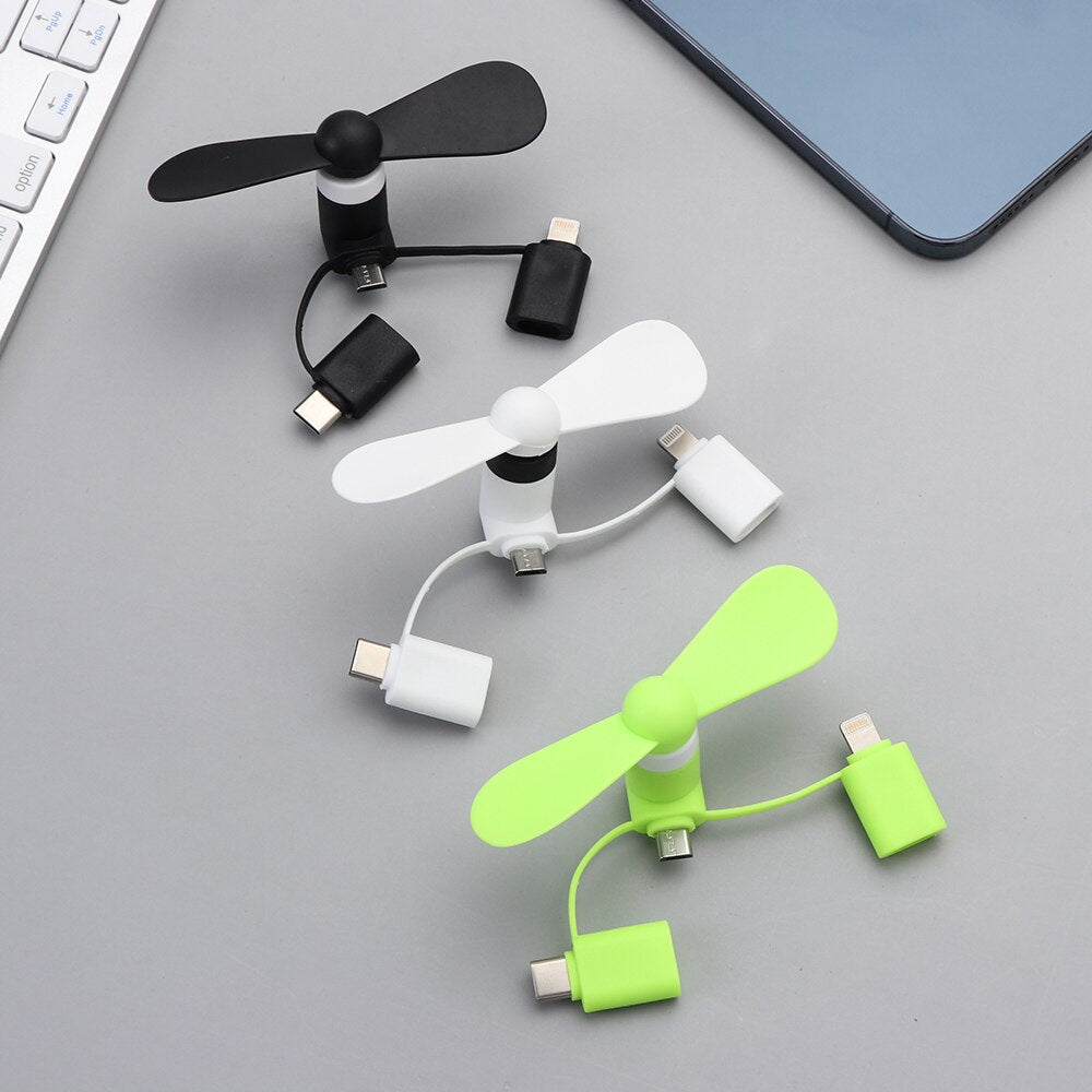 Compact Mini USB Phone Cooler Fan