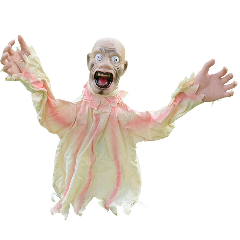 Scary Animated Zombie Lawn Halloween Decoration - Luxicro