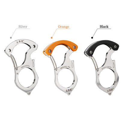 Tactical Outdoor Multi-Tool Keychain Ring
