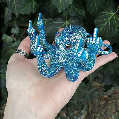 Vibrant Sea Life Octopus Desk Decoration