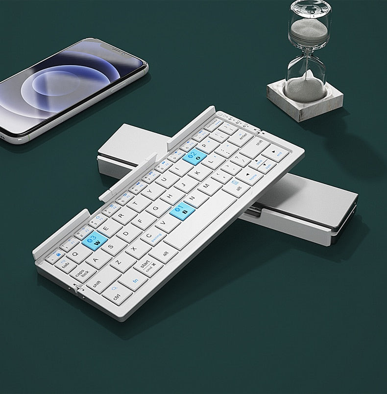 Slim Rechargeable Bluetooth Mini Keyboard - Luxicro
