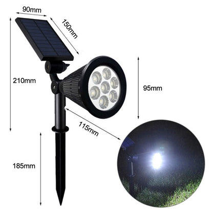 Bright Outdoor Solar Powered Garden Light