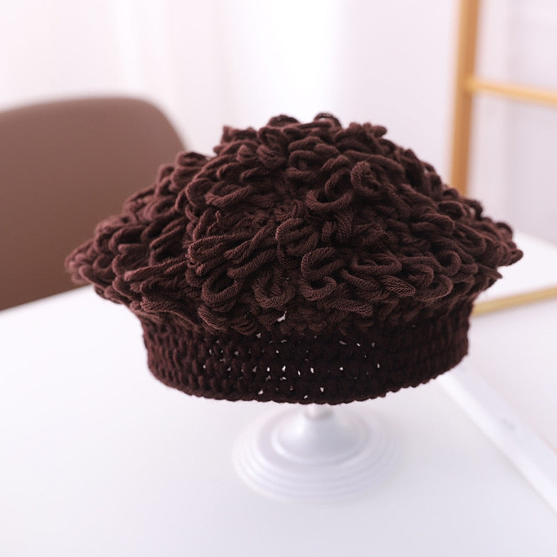 Vibrant Youthful Crazy Hair Beanie