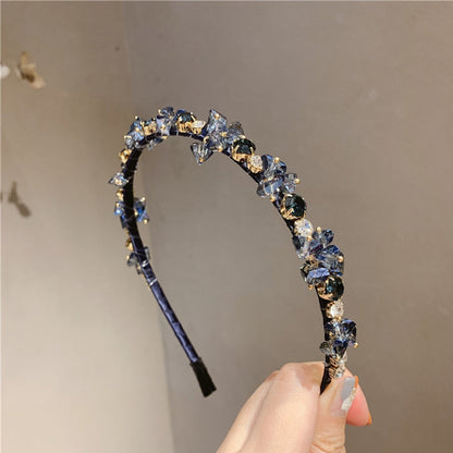 Sparkly Crystal Hair Band Headband - Luxicro