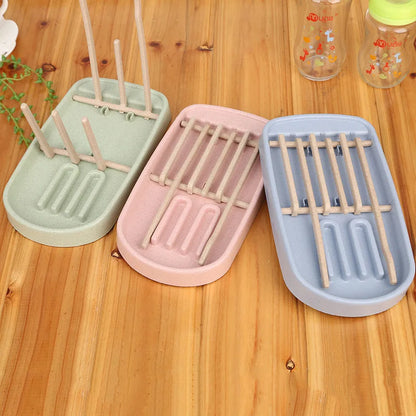 Baby Bottle Drain Rack with Storage Tray