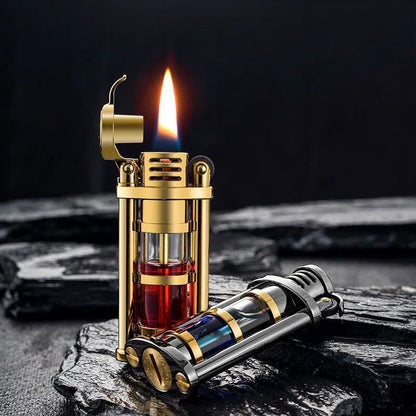 Durable Windproof Refillable Metal Lighter - Luxicro