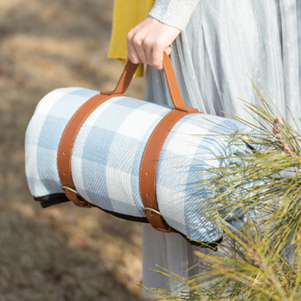 Waterproof Compact Folding Outdoor Beach Blanket - Luxicro